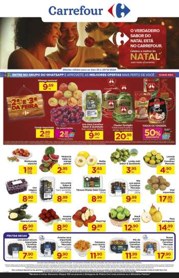 Folheto Carrefour Hiper - 23/12/2024 - 24/12/2024.