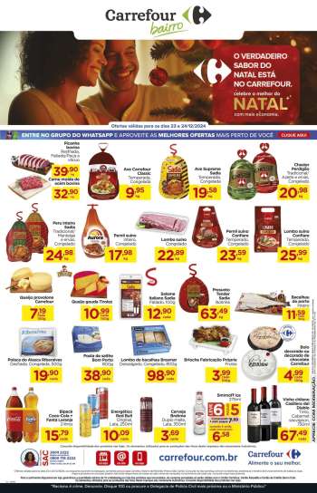 Folheto Carrefour Bairro - 23/12/2024 - 24/12/2024.