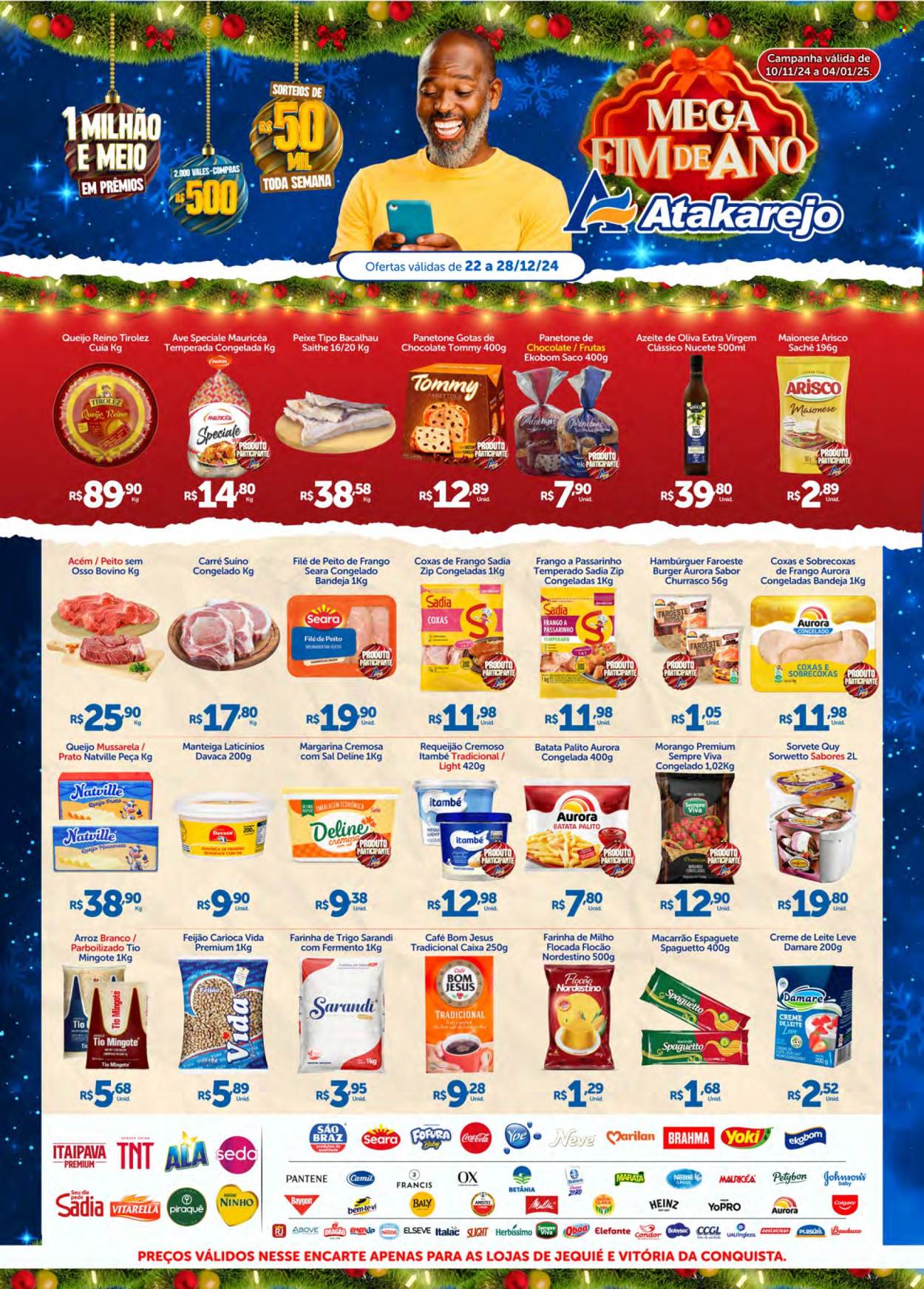 Folheto Atakadão Atakarejo - 22/12/2024 - 28/12/2024. Página 1