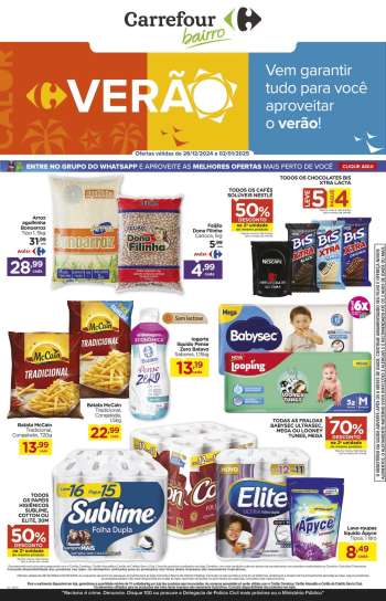 Folheto Carrefour Bairro - 26/12/2024 - 02/01/2025.