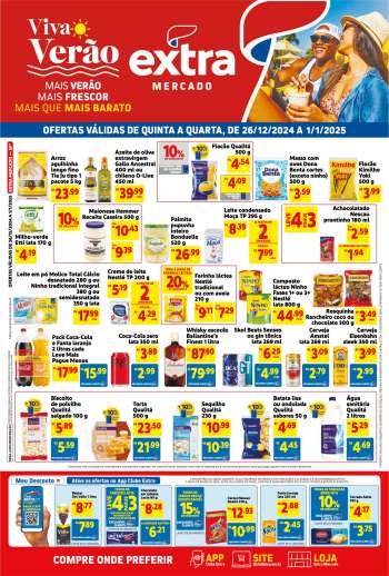 Folheto Mercado Extra - 26/12/2024 - 01/01/2025.