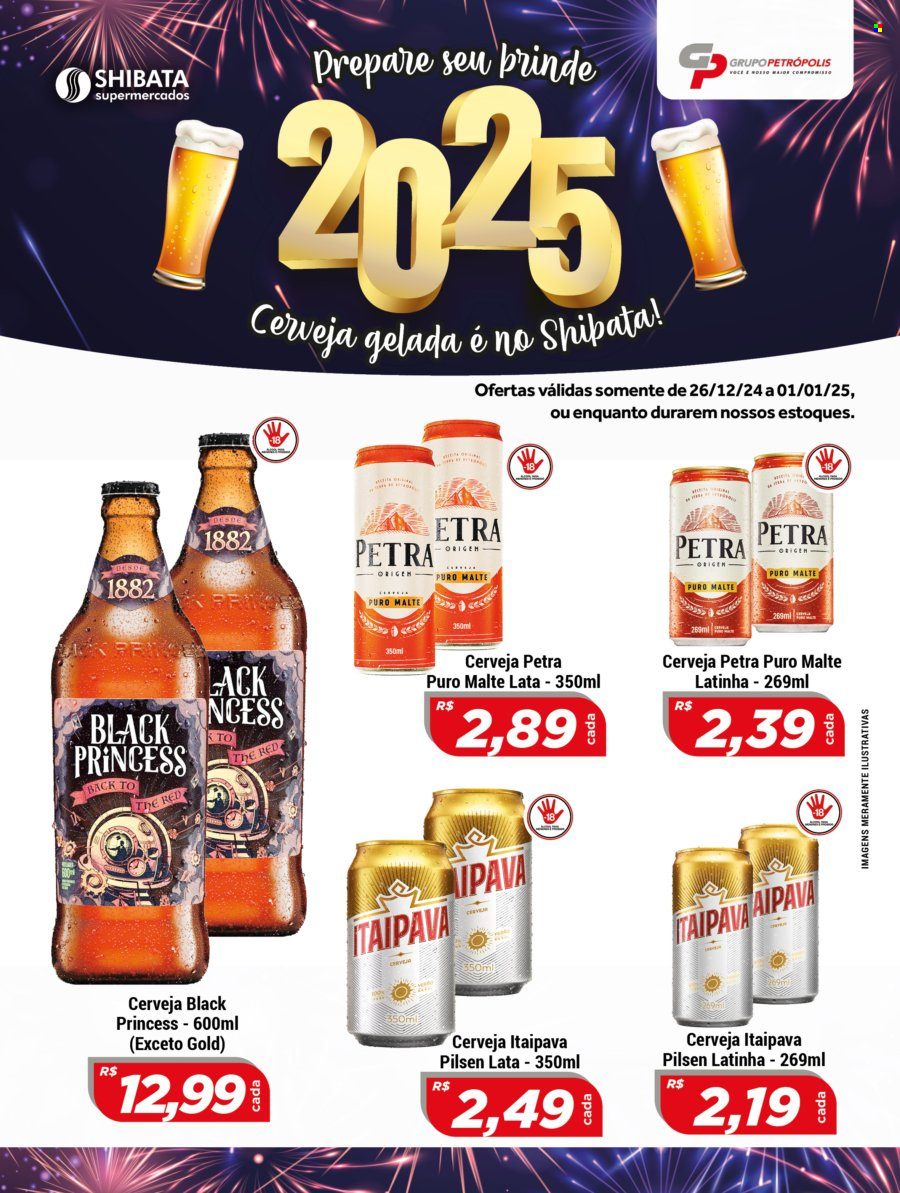 Folheto Shibata Supermercados - 26/12/2024 - 01/01/2025. Página 1