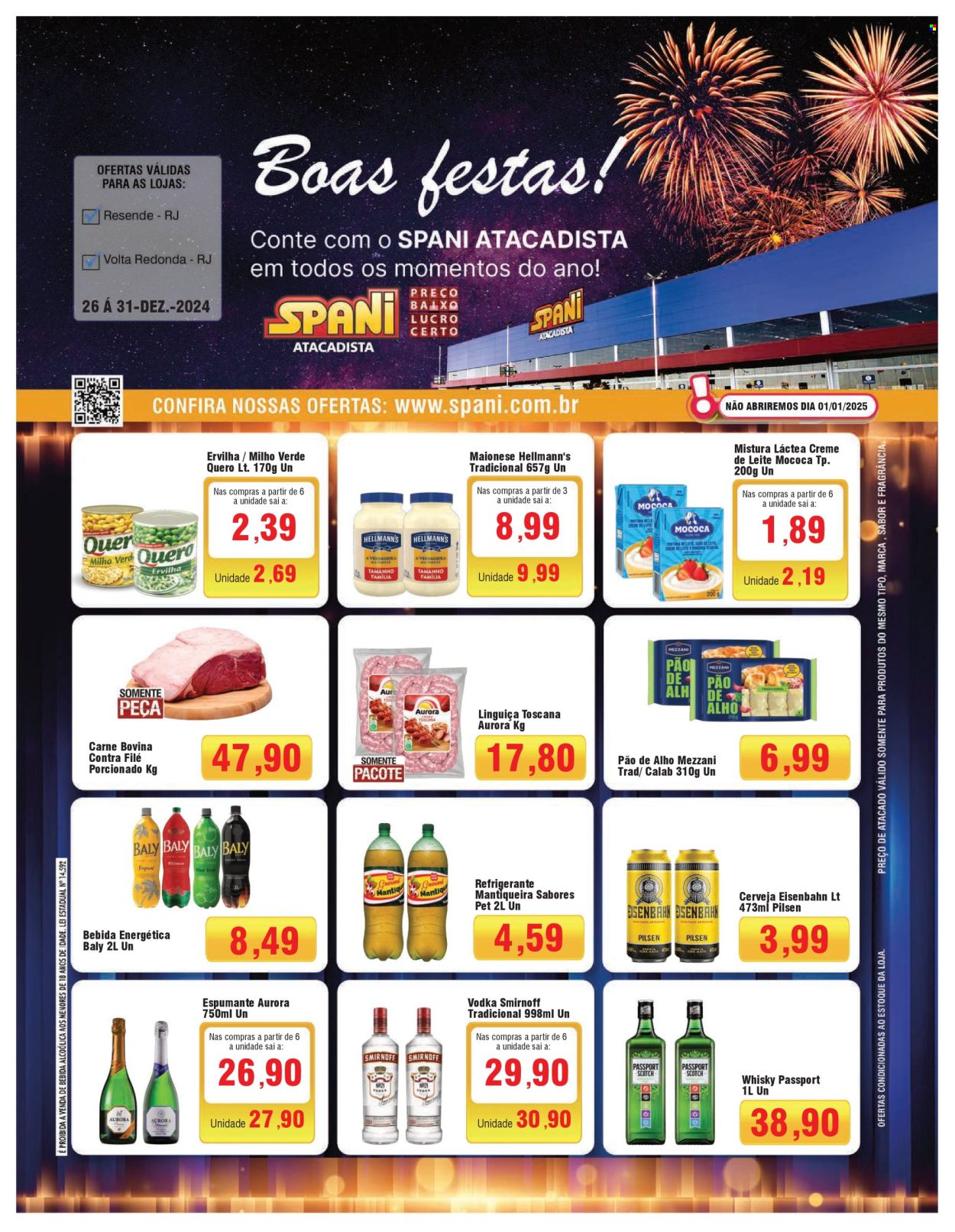 Folheto Spani Atacadista - 26/12/2024 - 31/12/2024. Página 1