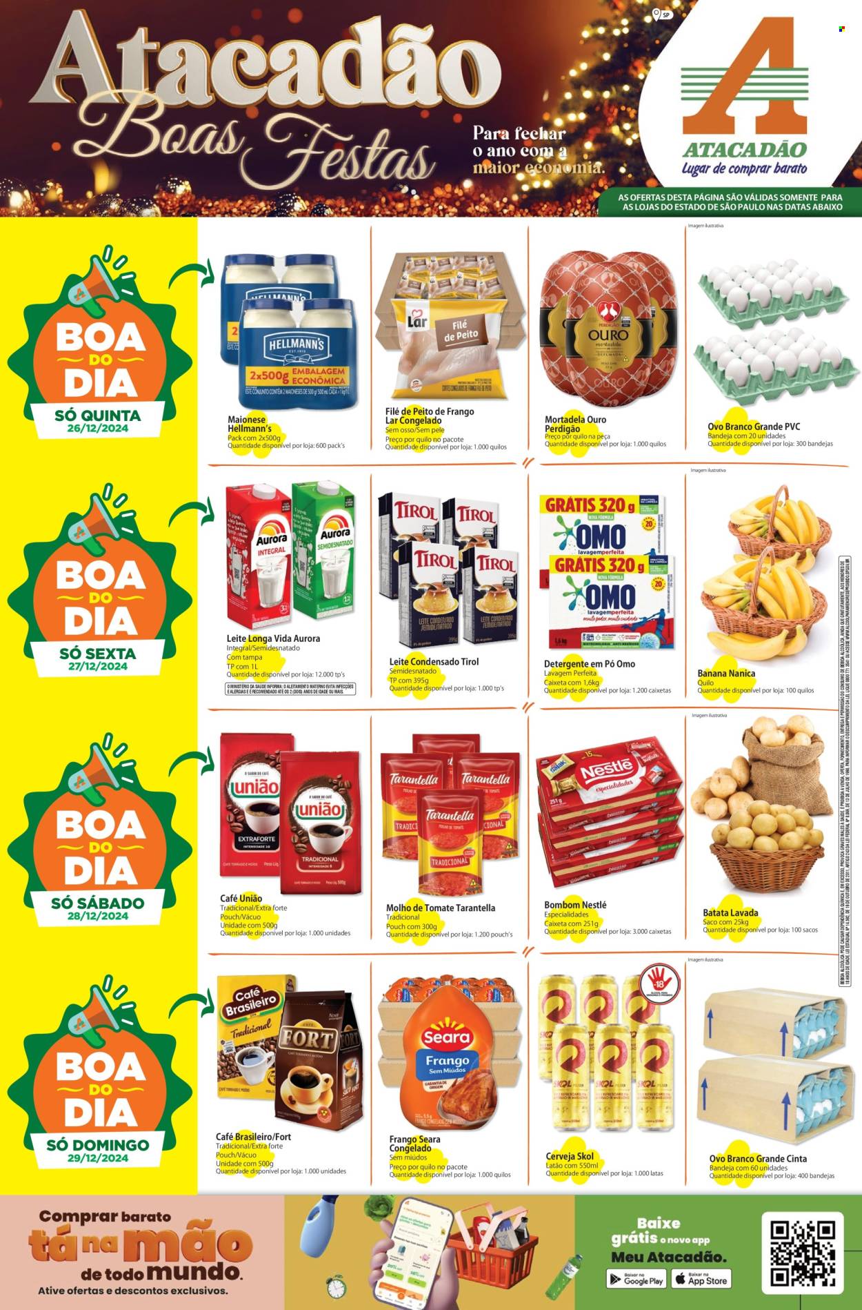 Folheto Atacadão - 26/12/2024 - 29/12/2024. Página 1