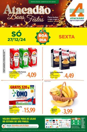 Folheto Atacadão - 27/12/2024 - 27/12/2024.