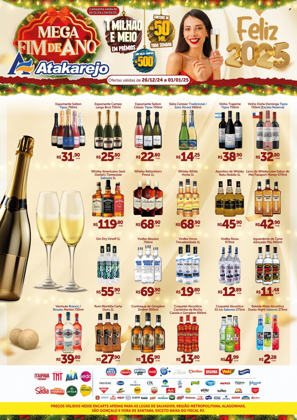 Folheto Atakadão Atakarejo - 26/12/2024 - 01/01/2025. Página 1