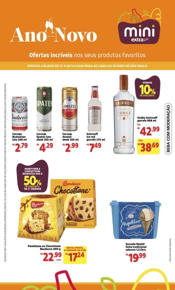 Folheto Mini Extra - 27/12/2024 - 29/12/2024.