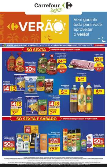 Folheto Carrefour Bairro - 27/12/2024 - 28/12/2024.