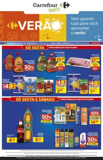 Folheto Carrefour Bairro - 27/12/2024 - 28/12/2024.