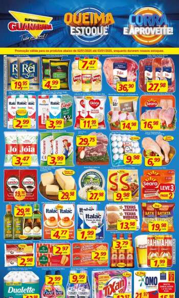 Folheto Supermercados Guanabara - 02/01/2025 - 03/01/2025.