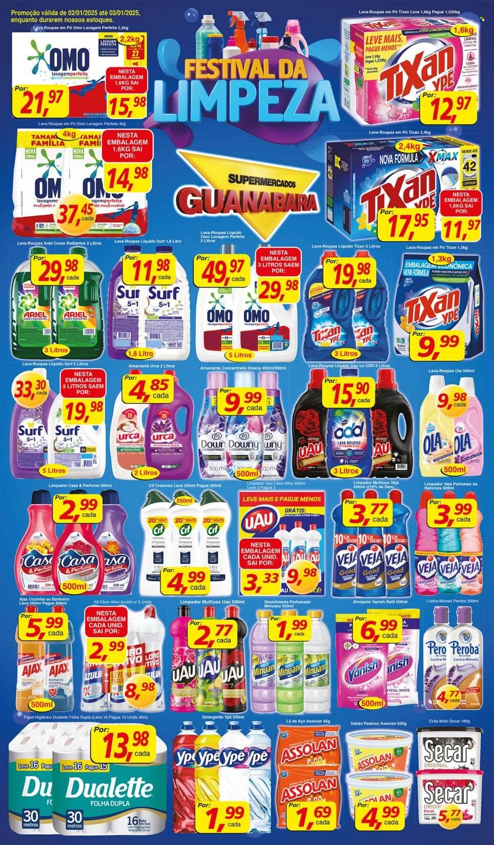 Folheto Supermercados Guanabara - 02/01/2025 - 03/01/2025. Página 8