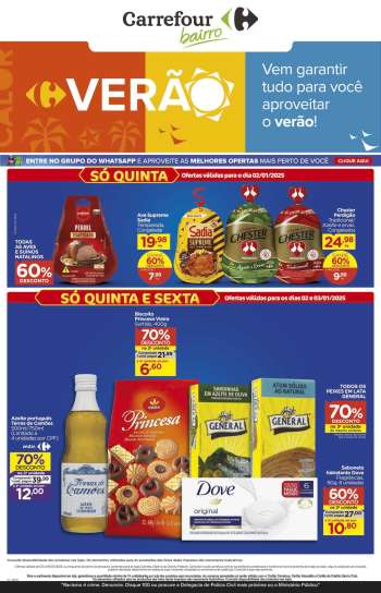 Folheto Carrefour Bairro - 02/01/2025 - 03/01/2025.