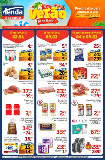 Folheto Tenda Atacado - 02/01/2025 - 05/01/2025.
