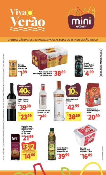 Folheto Mini Extra - 03/01/2025 - 05/01/2025.