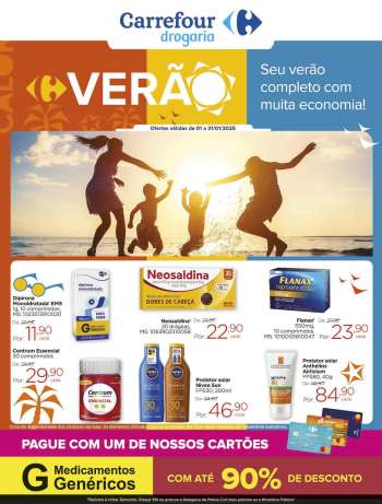 Folheto Carrefour Drogaria - 01/01/2025 - 31/01/2025.