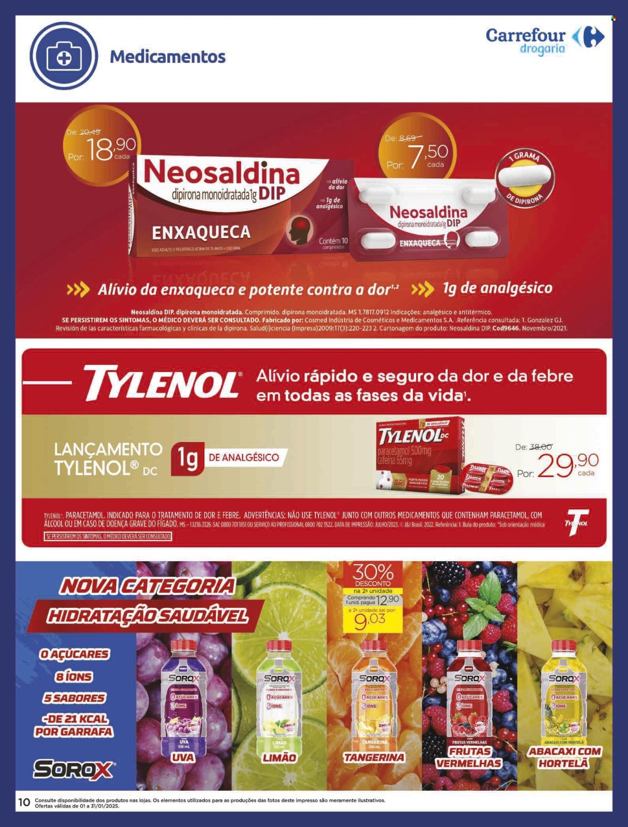 Folheto Carrefour Drogaria - 01/01/2025 - 31/01/2025. Página 10