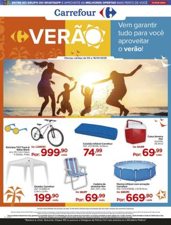 Folheto Carrefour Hiper - 03/01/2025 - 16/01/2025.