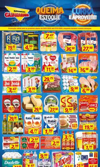 Folheto Supermercados Guanabara - 04/01/2025 - 07/01/2025.
