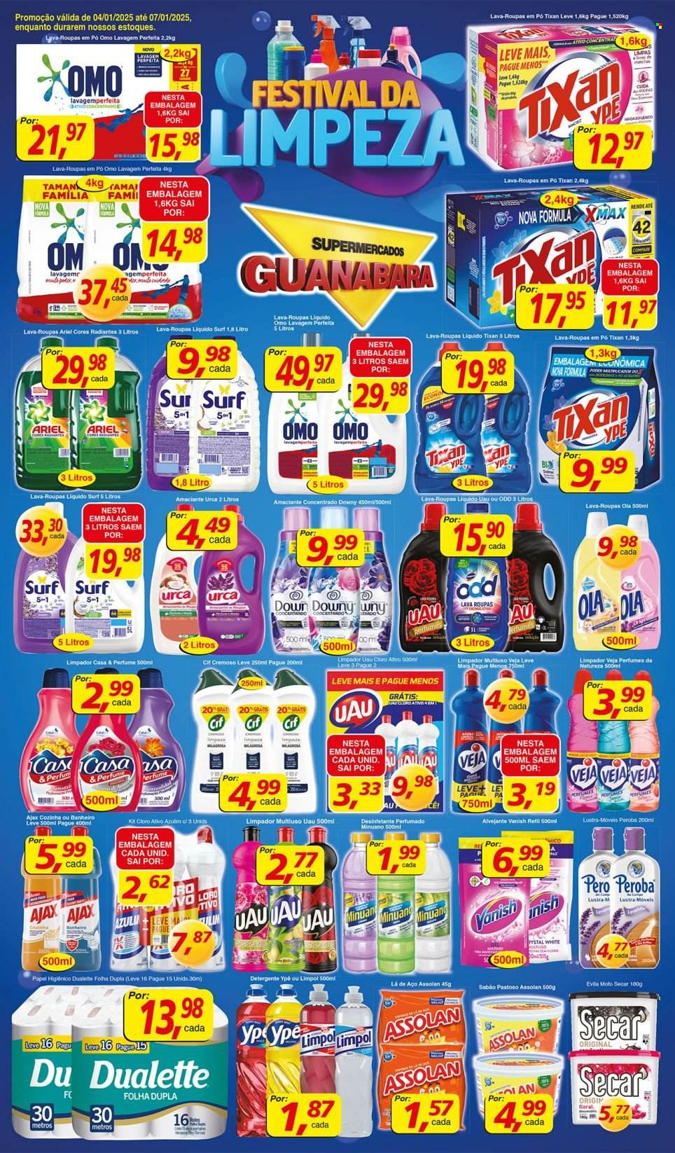 Folheto Supermercados Guanabara - 04/01/2025 - 07/01/2025. Página 8