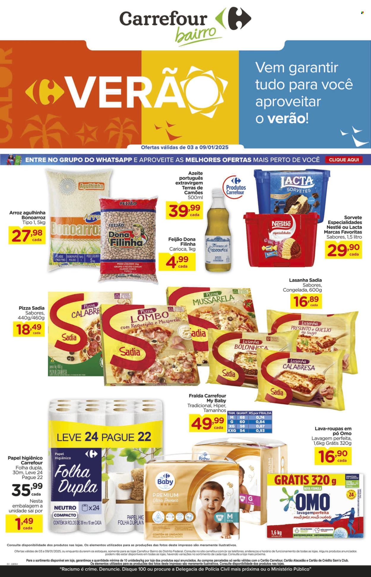 Folheto Carrefour Bairro - 03/01/2025 - 09/01/2025. Página 1