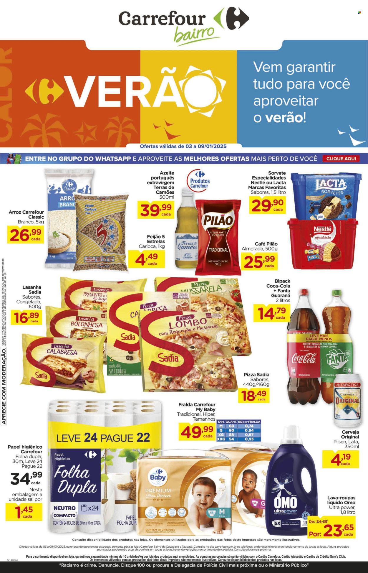 Folheto Carrefour Bairro - 03/01/2025 - 09/01/2025. Página 1