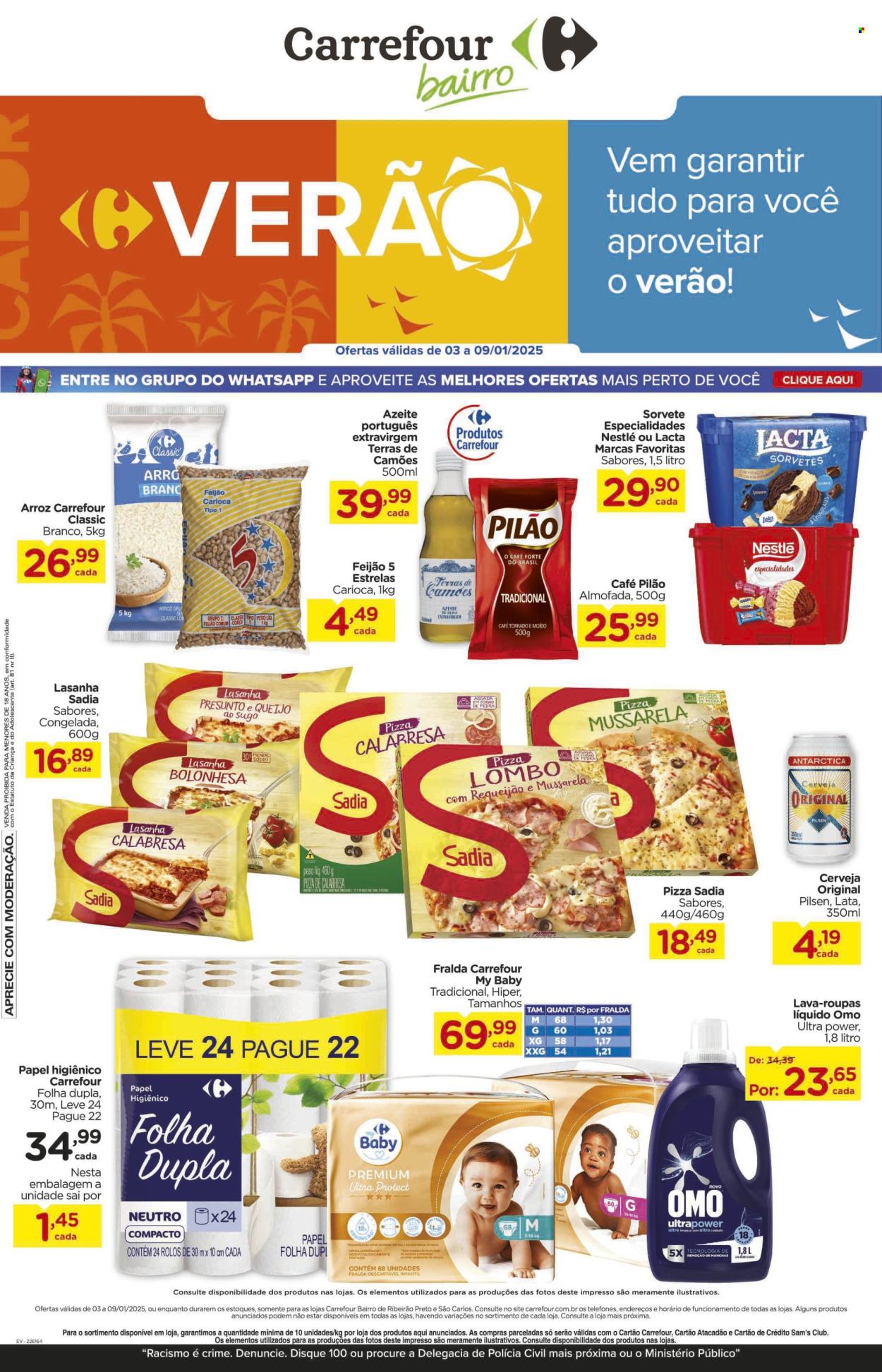 Folheto Carrefour Bairro - 03/01/2025 - 09/01/2025. Página 1
