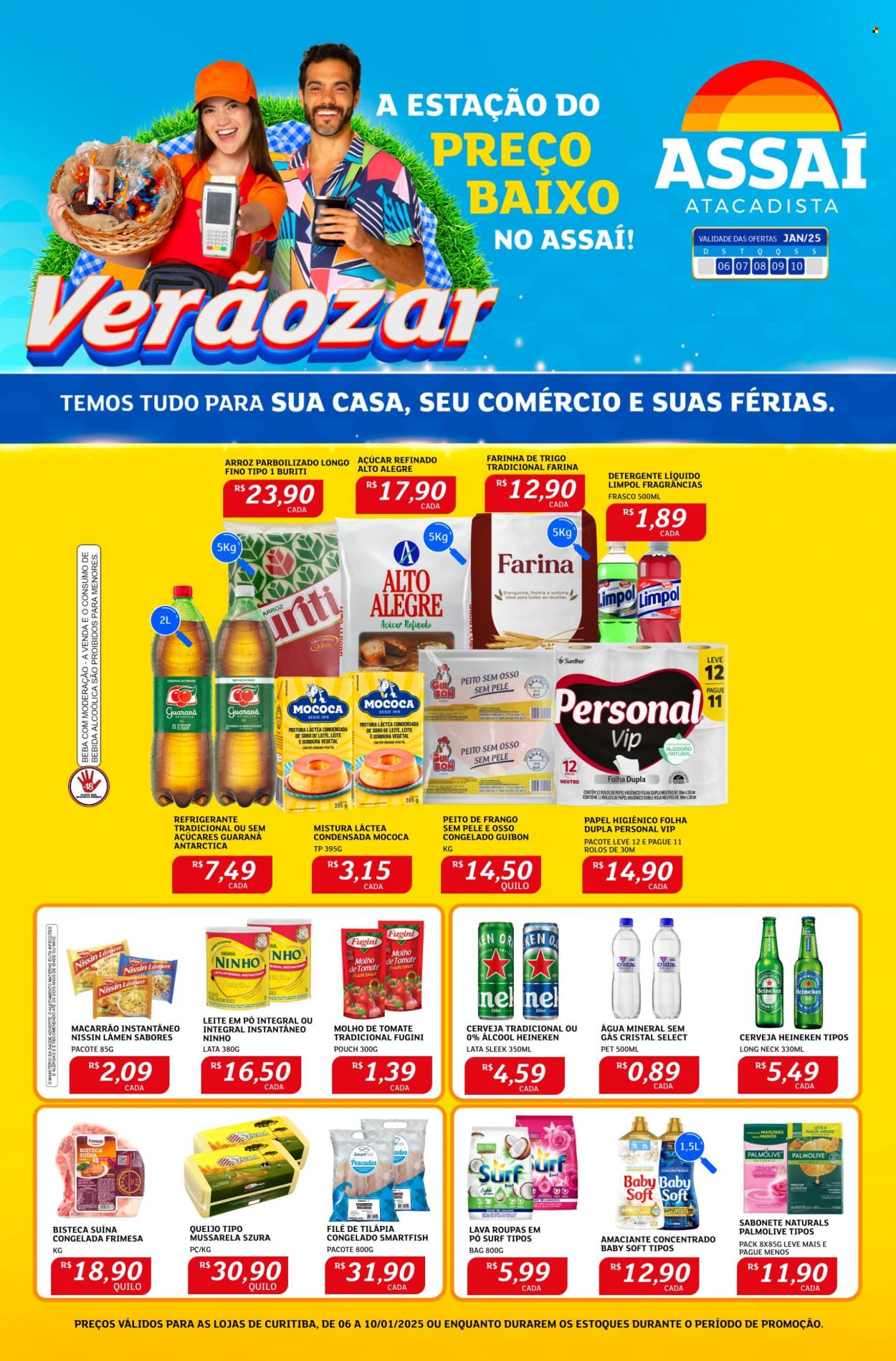 Folheto Assaí Atacadista - 06/01/2025 - 10/01/2025. Página 1