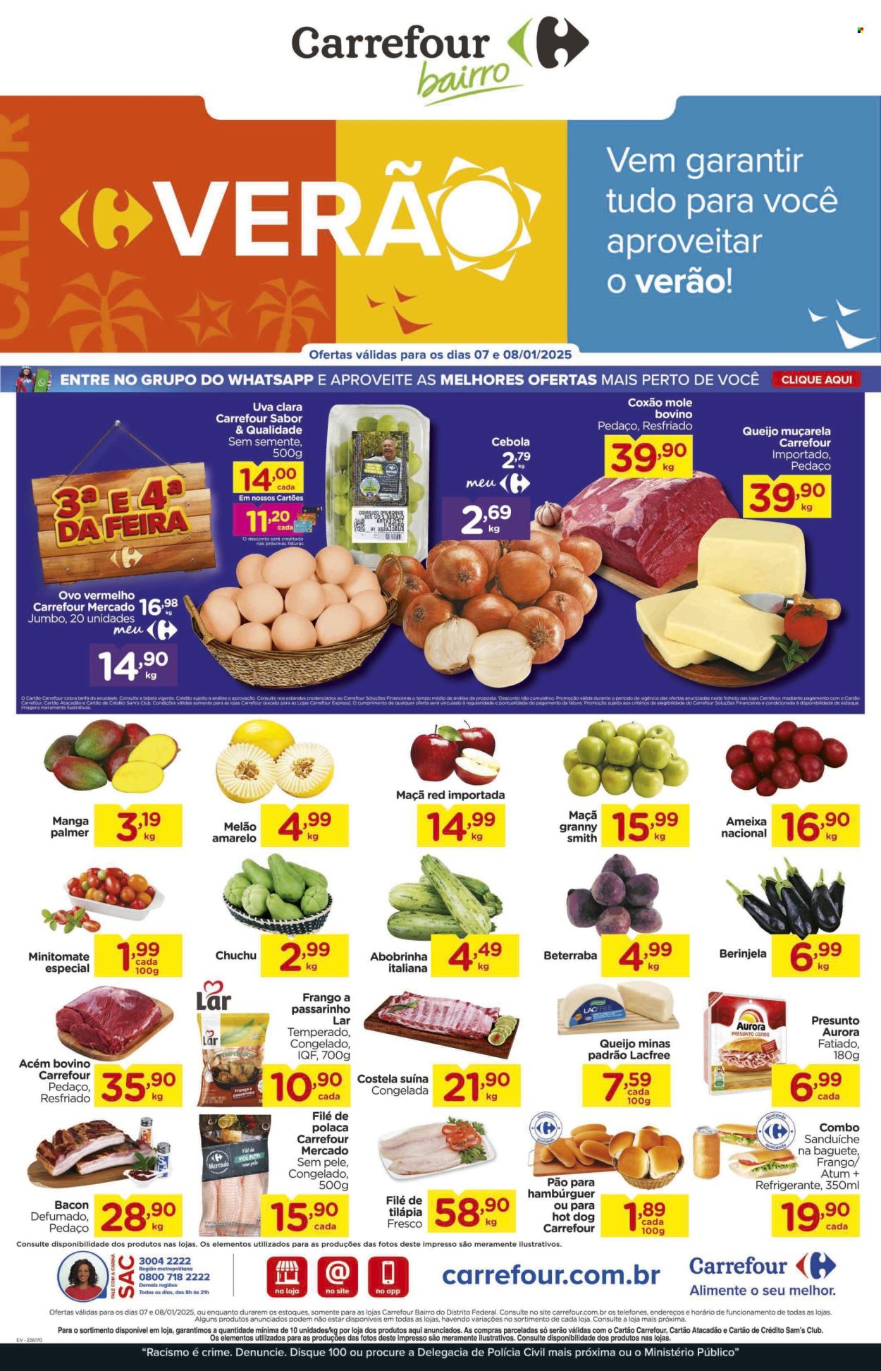 Folheto Carrefour Bairro - 07/01/2025 - 08/01/2025. Página 1