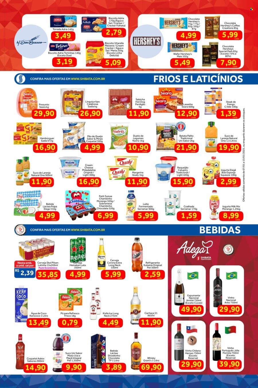Folheto Shibata Supermercados - 07/01/2025 - 13/01/2025. Página 3