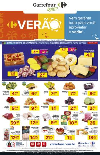 Folheto Carrefour Bairro - 07/01/2025 - 08/01/2025.