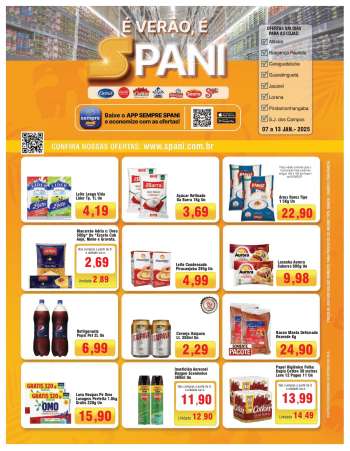Folheto Spani Atacadista - 07/01/2025 - 13/01/2025.