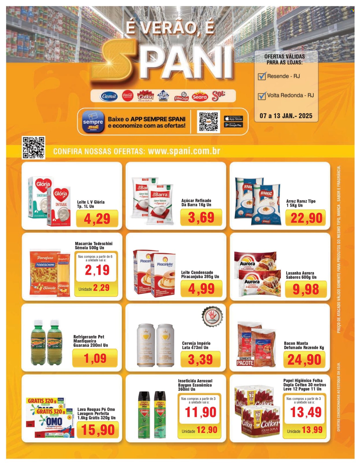 Folheto Spani Atacadista - 07/01/2025 - 13/01/2025. Página 1