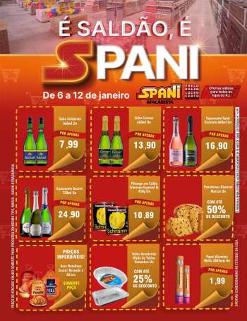 Folheto Spani Atacadista - 06/01/2025 - 12/01/2025.