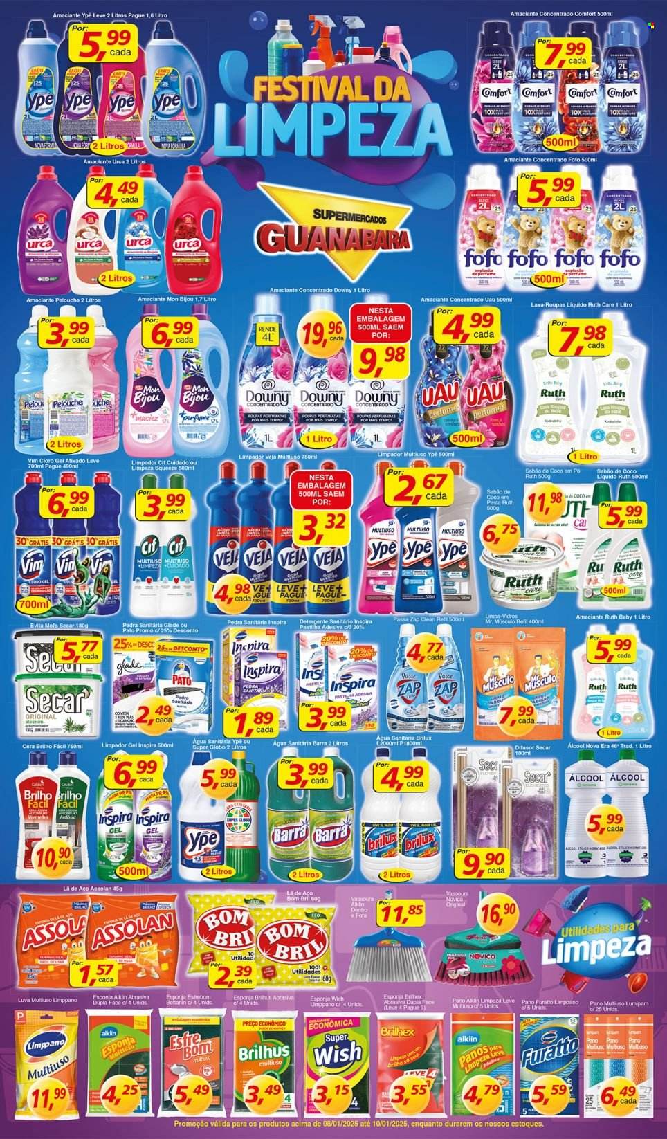 Folheto Supermercados Guanabara - 08/01/2025 - 10/01/2025. Página 7