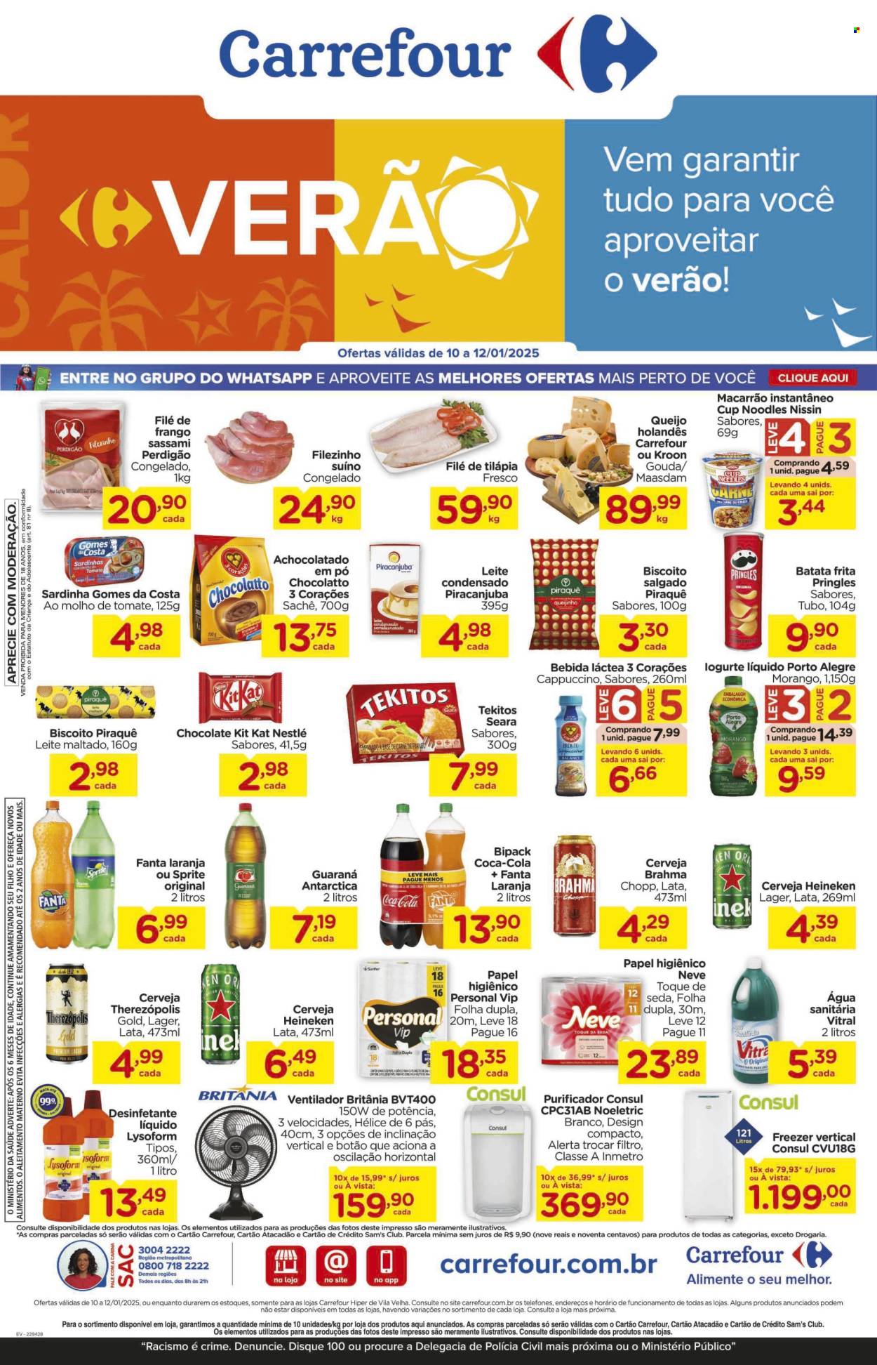 Folheto Carrefour Hiper - 10/01/2025 - 12/01/2025. Página 1