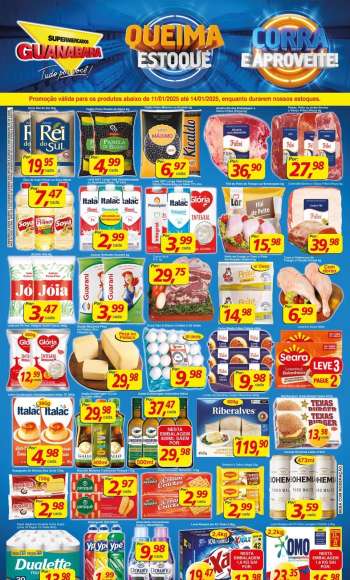Folheto Supermercados Guanabara - 11/01/2025 - 14/01/2025.