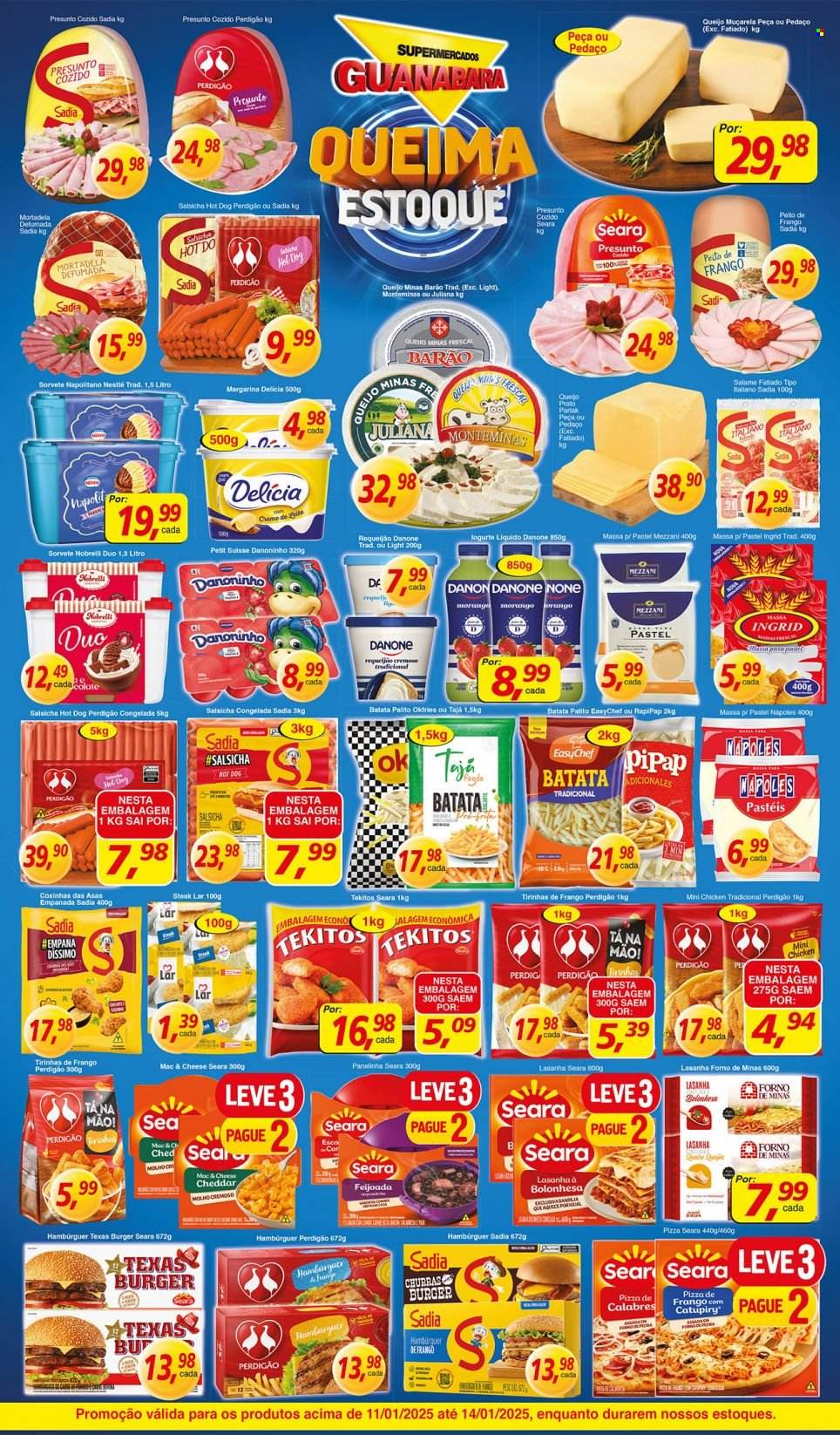 Folheto Supermercados Guanabara - 11/01/2025 - 14/01/2025. Página 4