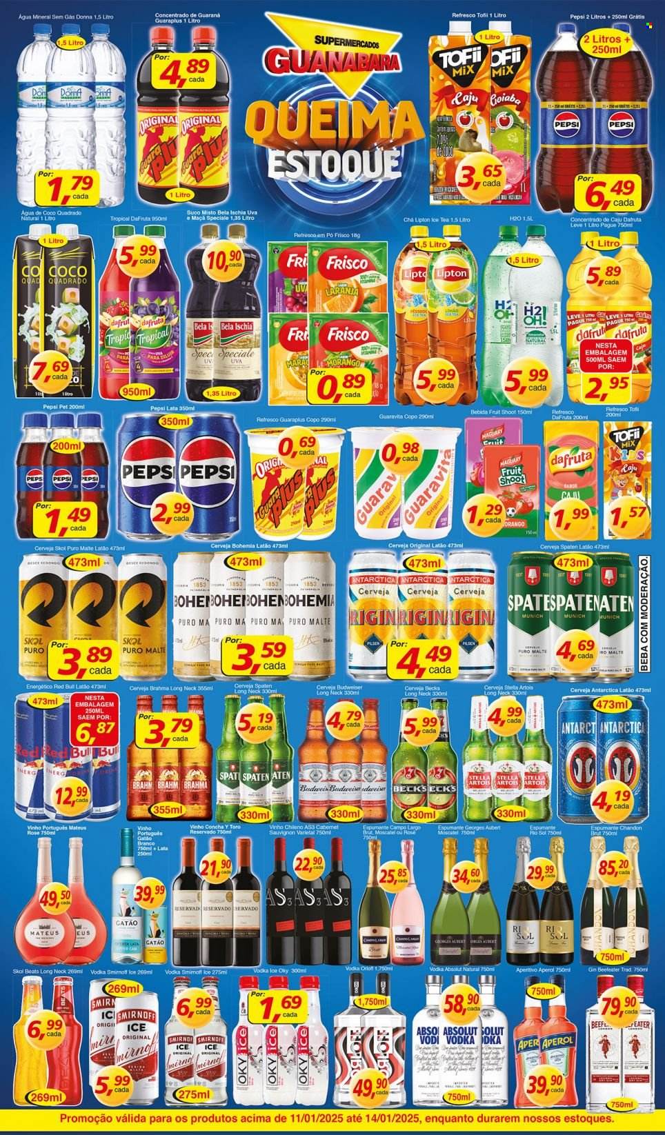 Folheto Supermercados Guanabara - 11/01/2025 - 14/01/2025. Página 6
