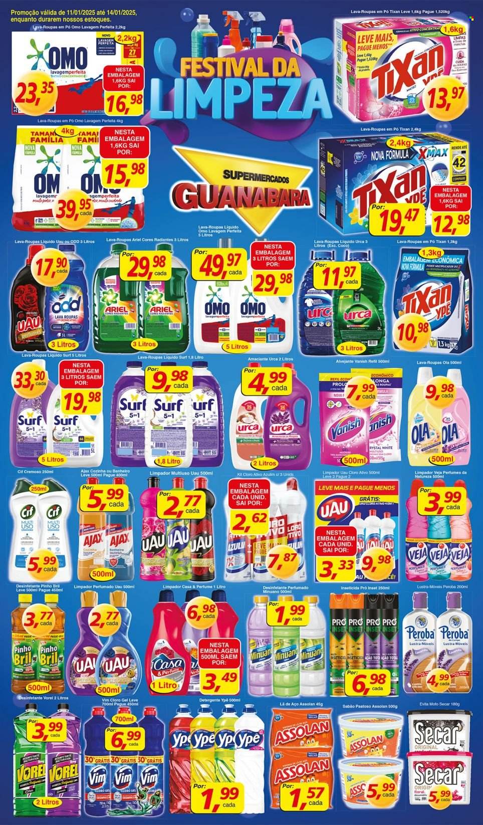 Folheto Supermercados Guanabara - 11/01/2025 - 14/01/2025. Página 8
