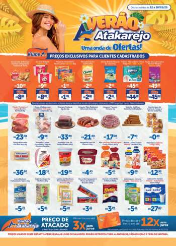 Folheto Atakadão Atakarejo - 12/01/2025 - 18/01/2025.