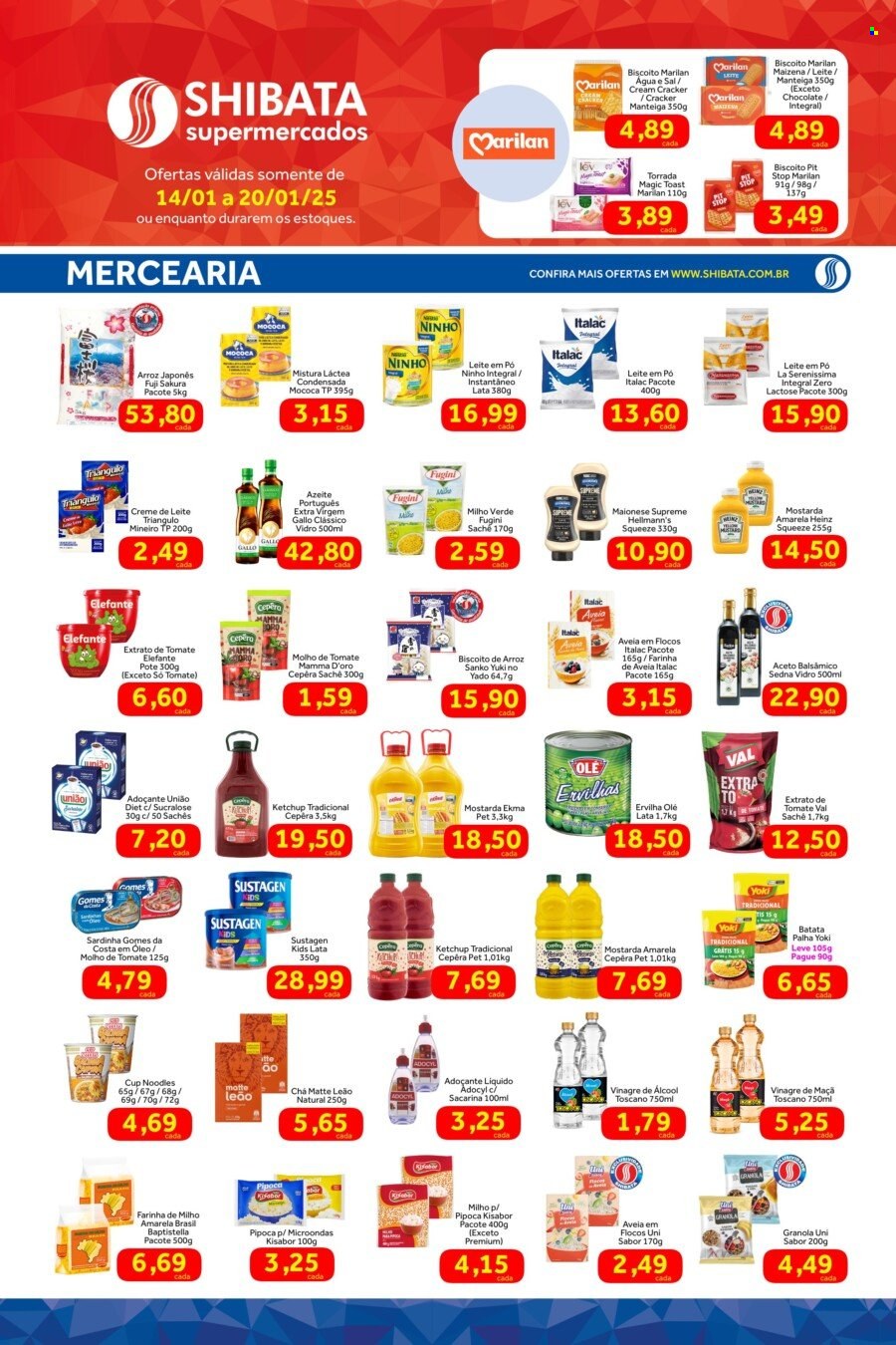 Folheto Shibata Supermercados - 14/01/2025 - 20/01/2025. Página 2