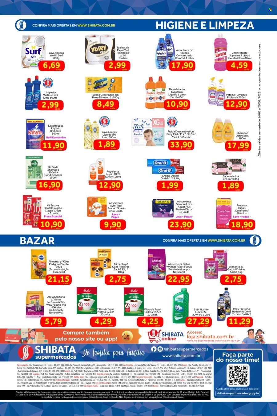 Folheto Shibata Supermercados - 14/01/2025 - 20/01/2025. Página 4