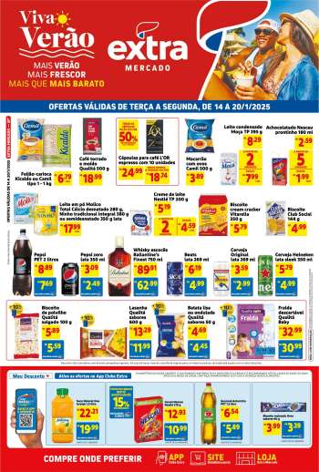 Folheto Mercado Extra - 14/01/2025 - 20/01/2025.