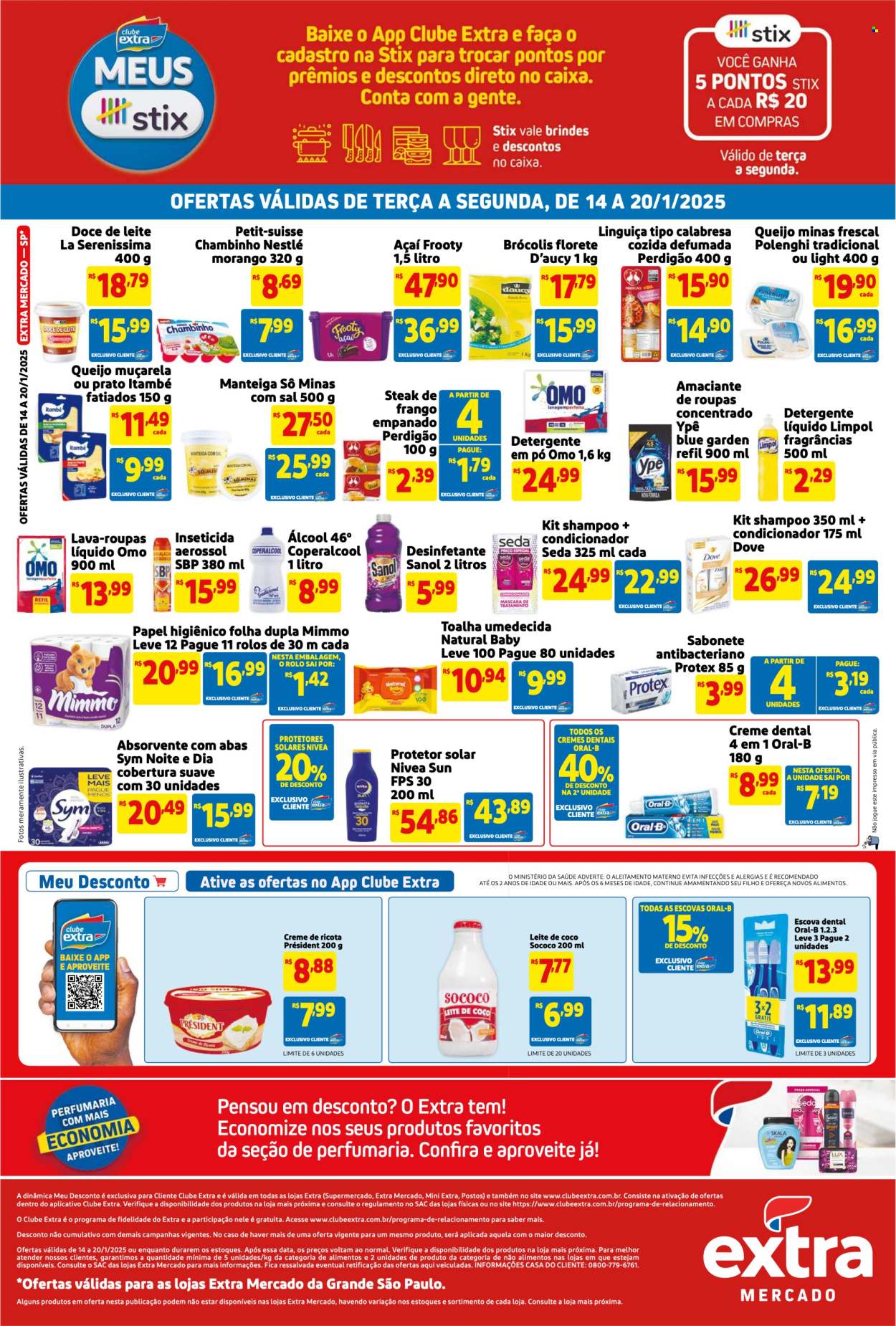 Folheto Mercado Extra - 14/01/2025 - 20/01/2025. Página 2