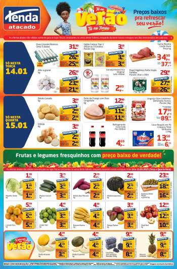Folheto Tenda Atacado - 14/01/2025 - 15/01/2025.