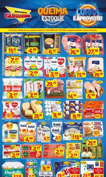 Folheto Supermercados Guanabara - 15/01/2025 - 17/01/2025.