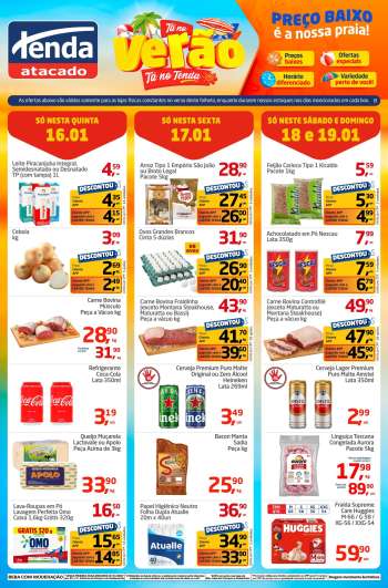 Folheto Tenda Atacado - 16/01/2025 - 19/01/2025.