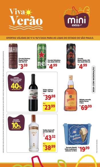 Folheto Mini Extra - 17/01/2025 - 19/01/2025.