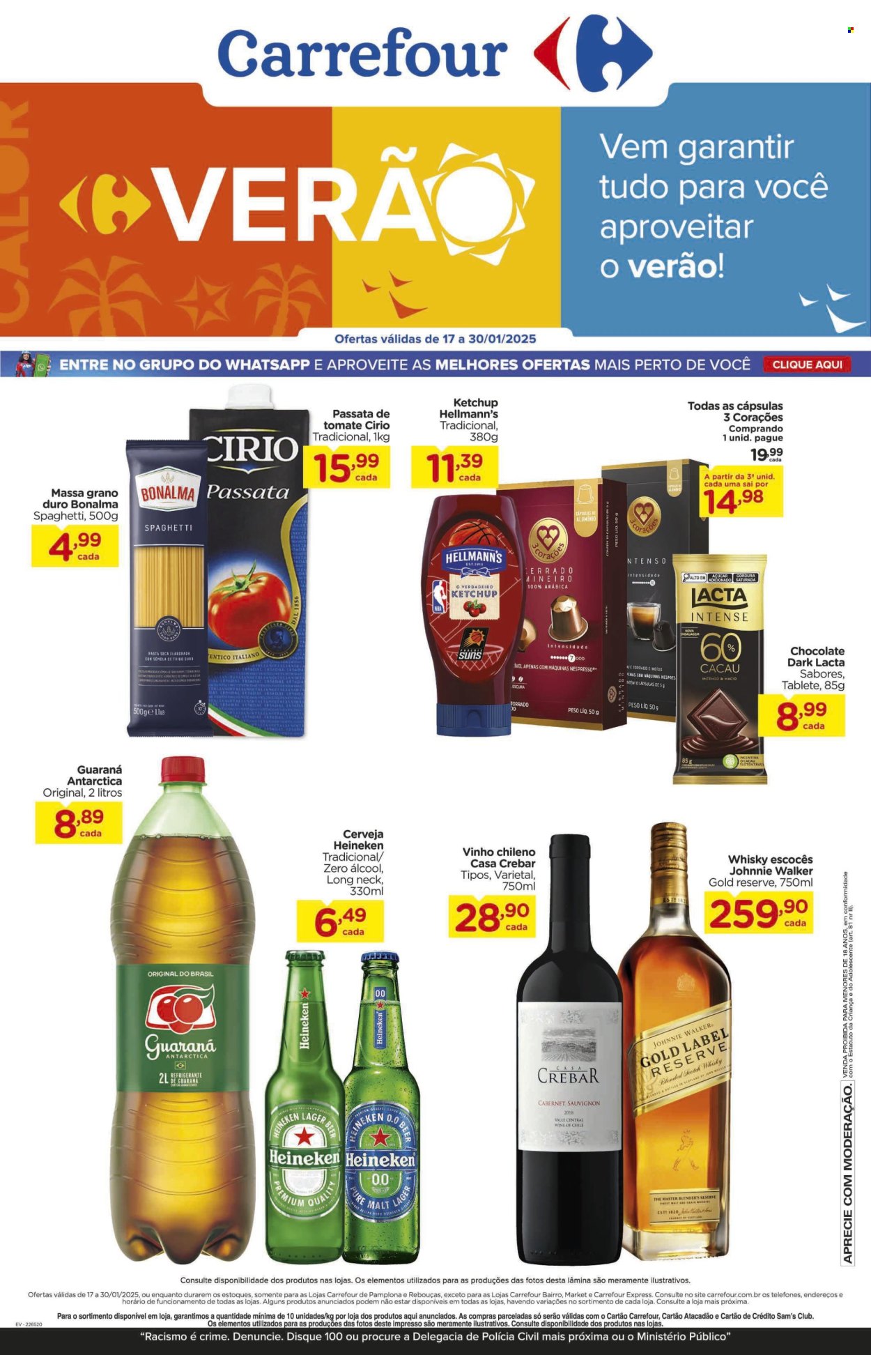 Folheto Carrefour Hiper - 17/01/2025 - 30/01/2025. Página 1