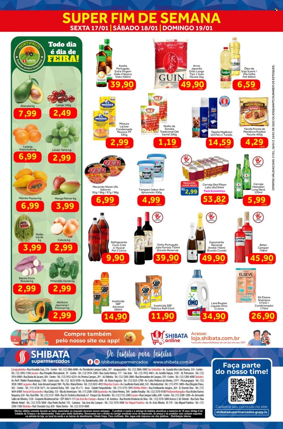 Folheto Shibata Supermercados - 17/01/2025 - 19/01/2025. Página 2